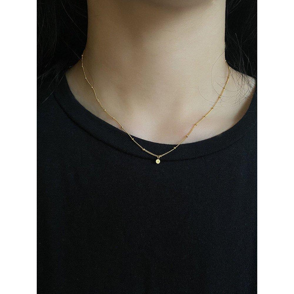 Initial Grain Necklace