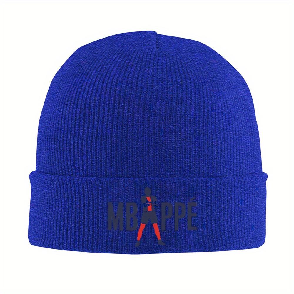 1pc M-Mbapped Bonnet Hats soccer Beanie Hats Design Knit Hat Winter Vintage Unisex Women Outdoor Sport Warm Soft Cap