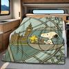 The Snoopy Blanket That Makes You Count Money in Bed Is Suitable for Beds and Various Other Occasions, Making It A Perfect Gift.
