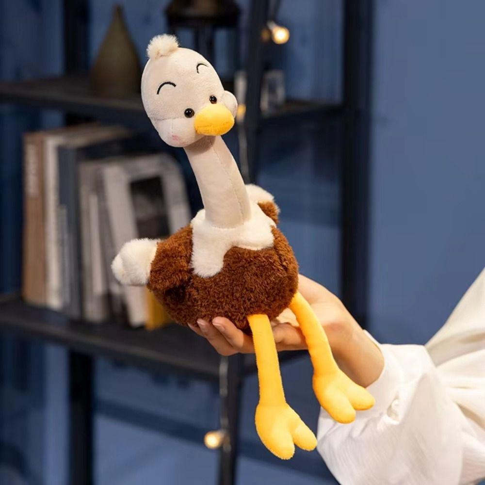 Soft Stuffed Long-Legged Ostrich Plush Toy Cartoon Ostrich Plush Doll Children Gift