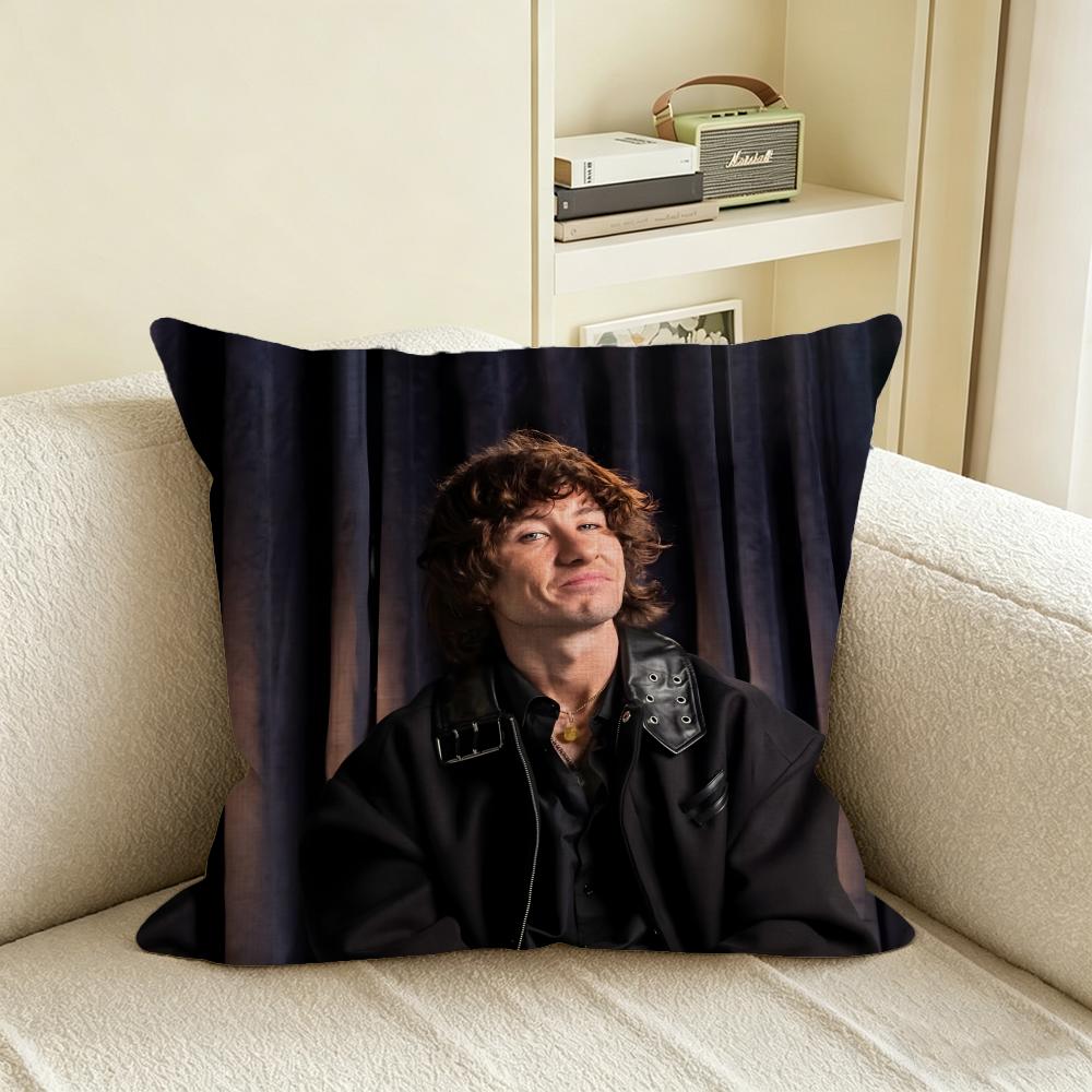 B-Barry Keoghan Cushion Cover Natural Linen Pillowcase Set, All-In-One Decor For Sofa, Bedroom & Chair