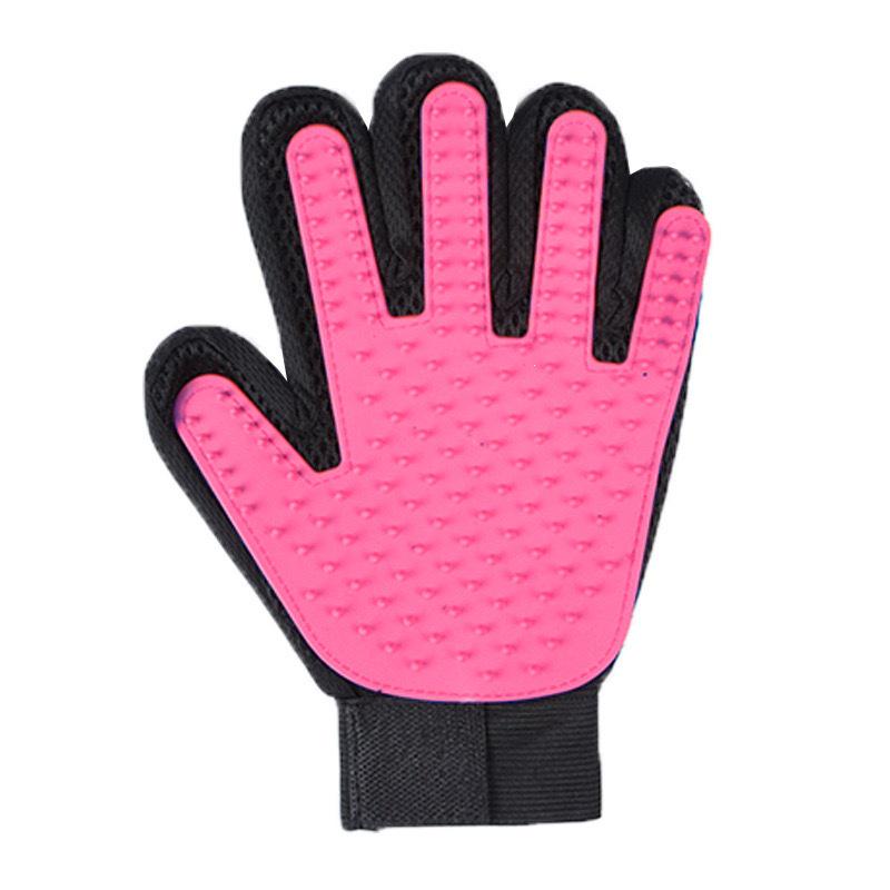 Pet Hair Removal Glove: Cat and Dog Fur Cleaner & Brush