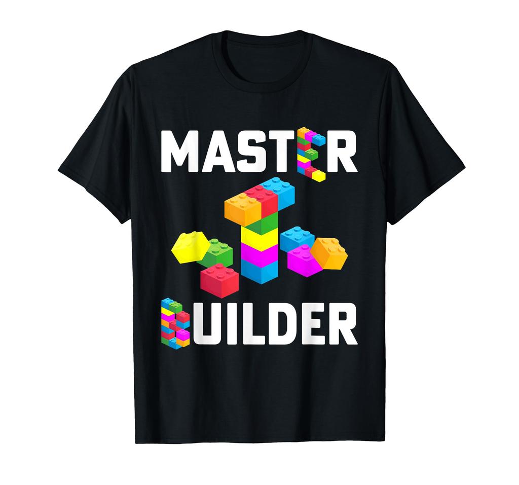 Master Builder T Hero Dad Building Block Toys T-Shirt