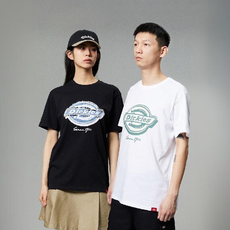 Унисекс футболка Dickies с большим логотипом, с круглым вырезом, с коротким рукавом