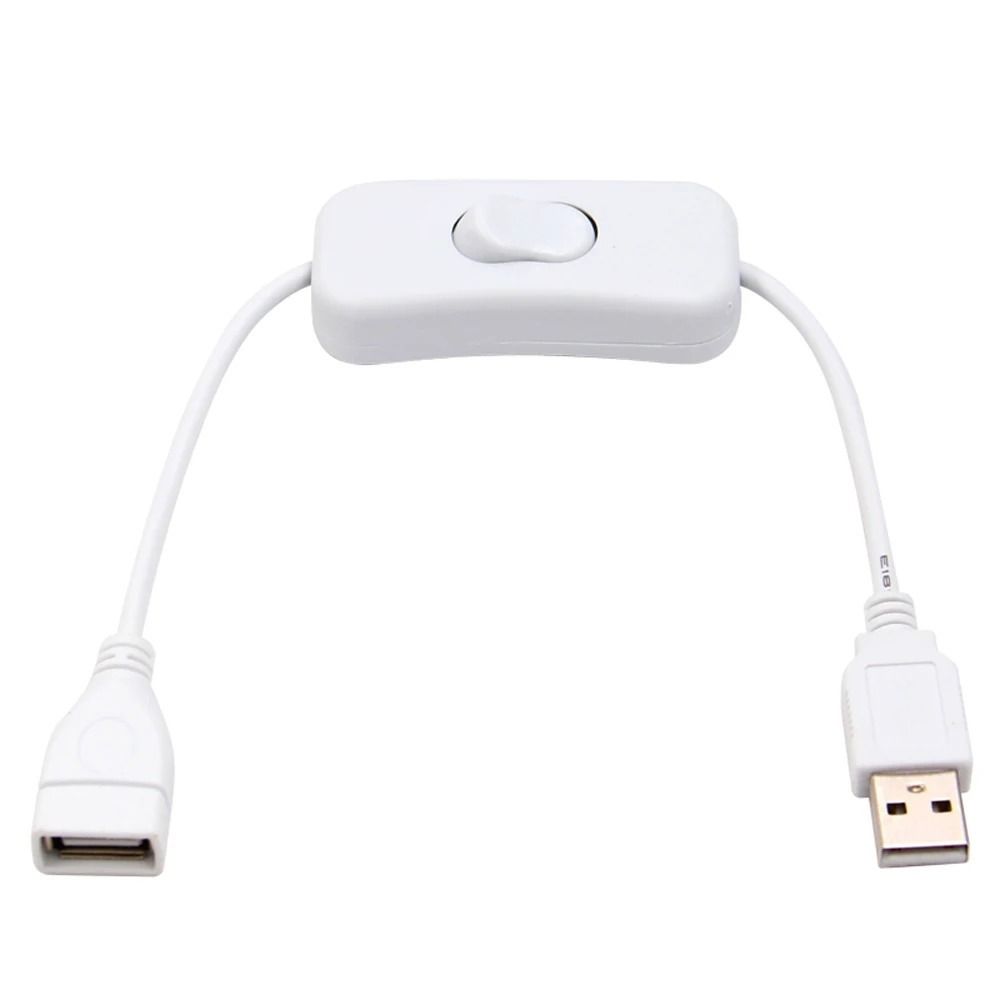 Прочный ПВХ USB-кабель USB-соединение Переключатель-качель USB-удлинитель Переключатель управления Вкл/Выкл Светодиодная настольная лампа