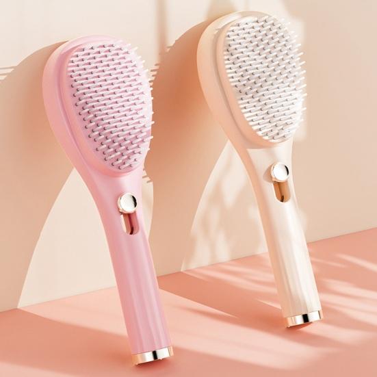 Выдвижная щетка для волос Самоочищающаяся щетина Массаж головы Антистатическая расческа для распутывания волос Портативные женские парикмахерские инструменты Подарок на день рождения