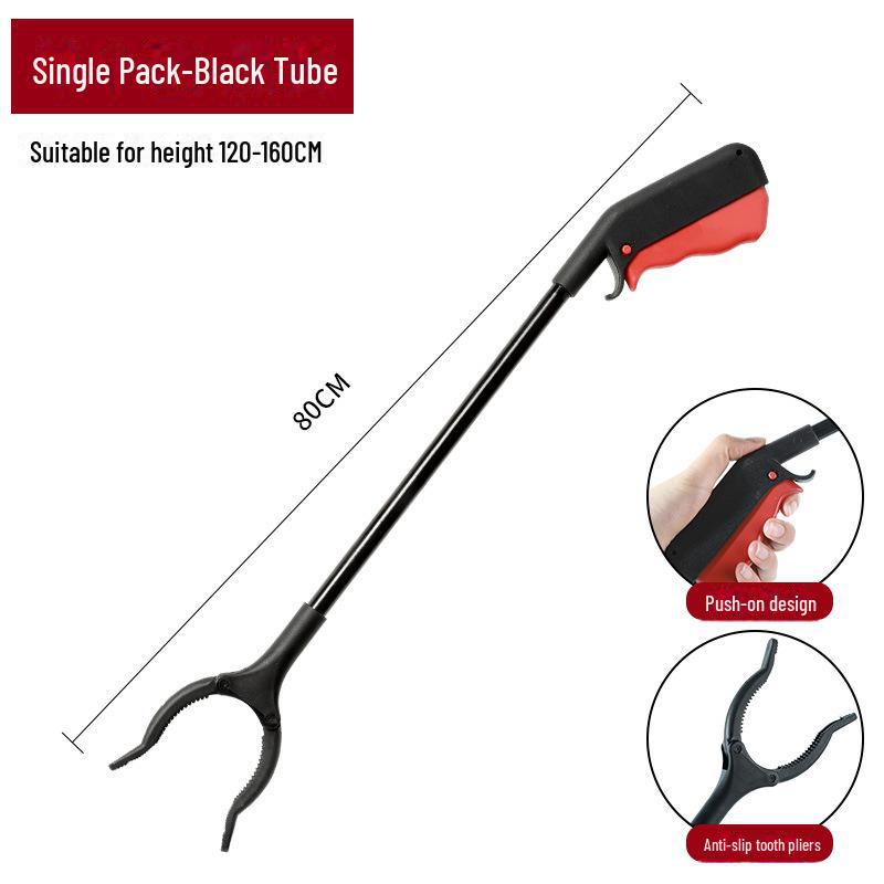 Санитарный захват с длинной ручкой: Зажим для мусора и наружный сборщик мусора