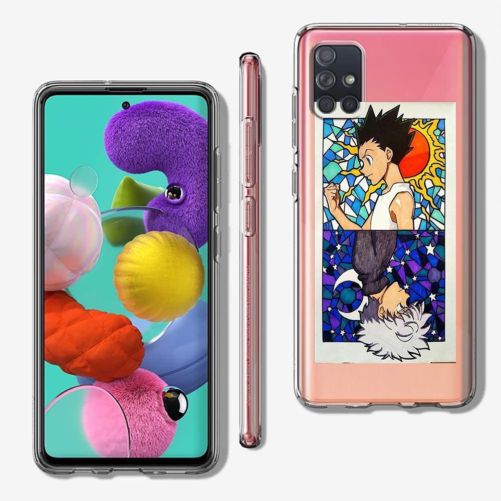 Чехол для телефона HUNTER X HUNTE Hisoka Killua для Samsung Galaxy A51 A71 A21S A12 A11 A31 A41 A52S A32 A01 A03S A13 A22 5G Прозрачный чехол