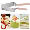 Stainless Steel Cake Separator Comfortable Handle Triangle Cake Transfer Cake Gripper Cake Splitter Cake Equalizer