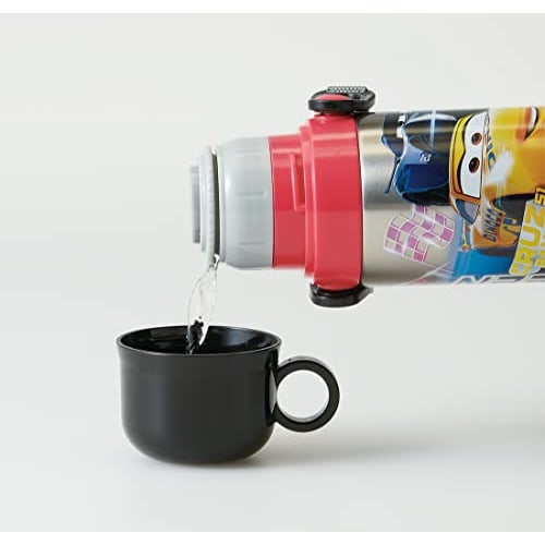 Skater Children's Stainless Steel Water Bottle 2way Direct Drinking 580ml Cup Drinking 570ml Cars 23 Child-friendly Lightweight Type Boys Thermal/Cold