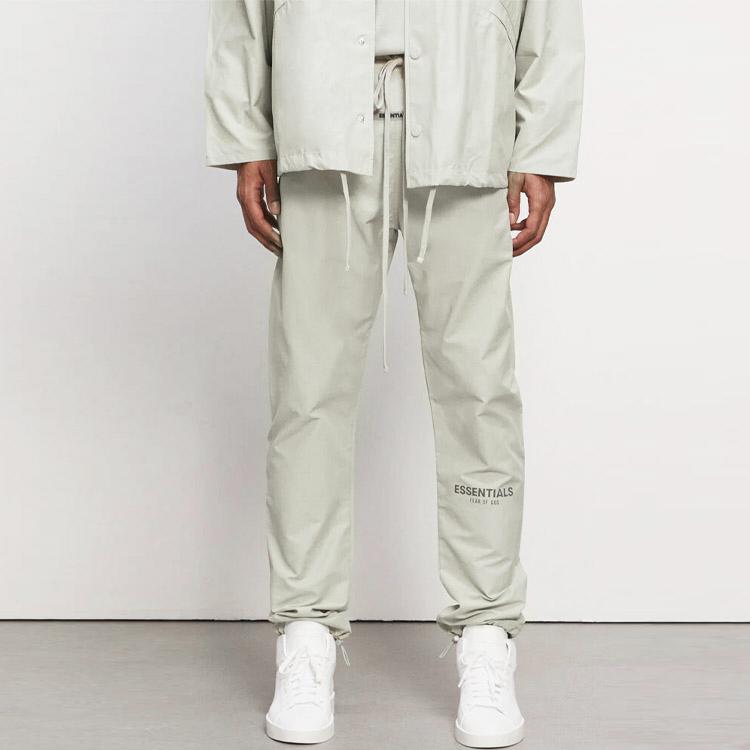 Fear of God Essentials Осенне-зимний трикотажный спортивный костюм унисекс, штаны, шалфейно-зеленый 0130250500119012