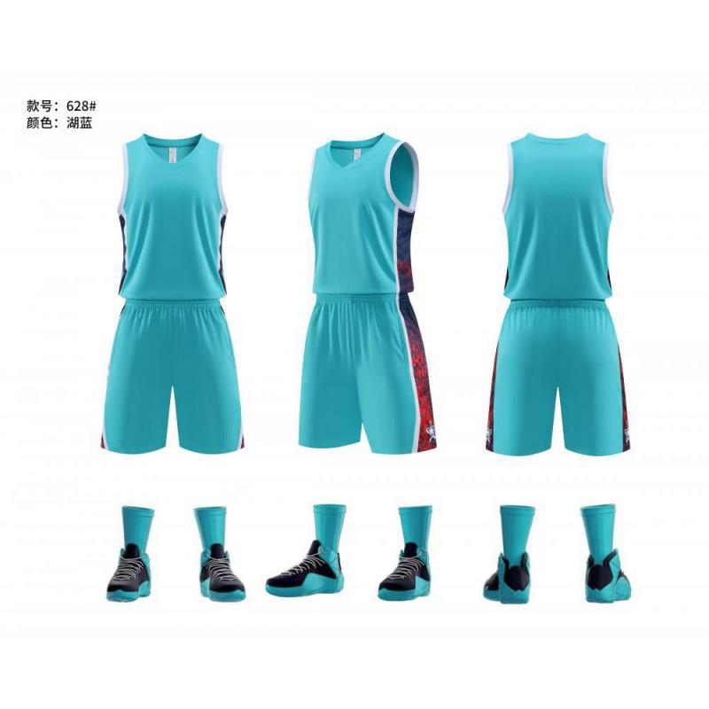 Basketball Jersey Set Men Women Kids Training Game Uniform Sleeveless Vest Sportswear