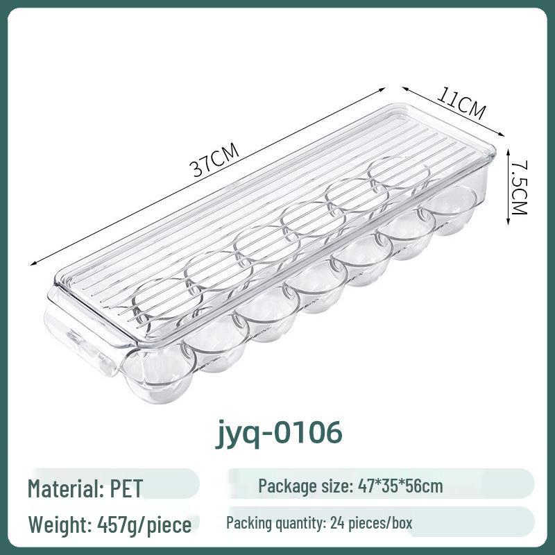 Пищевой прозрачный контейнер для хранения в холодильнике – Большая вместимость для организации кухни