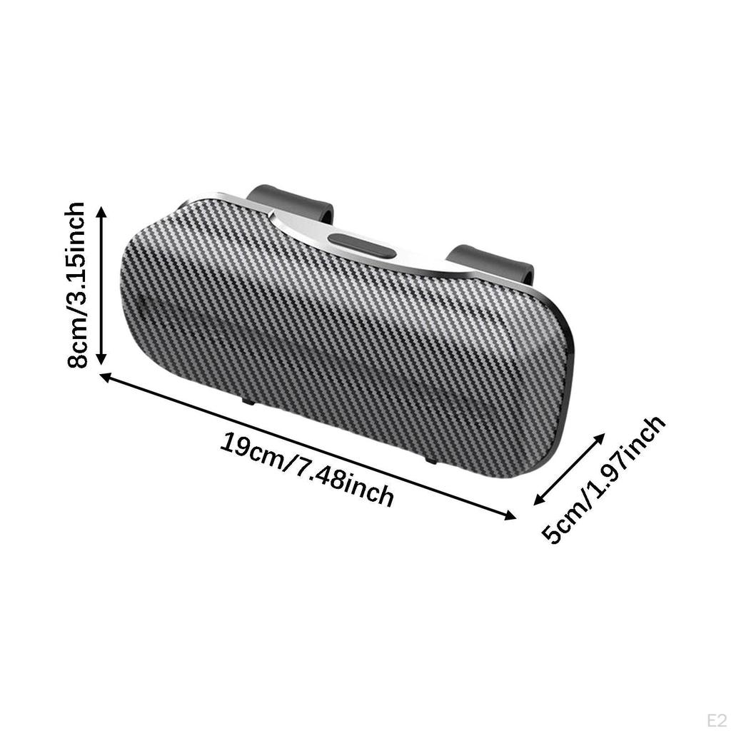 Sunglasses Holder for Car Visor Auto Glasses Case Vehicle Accessories Convenient Universal Box