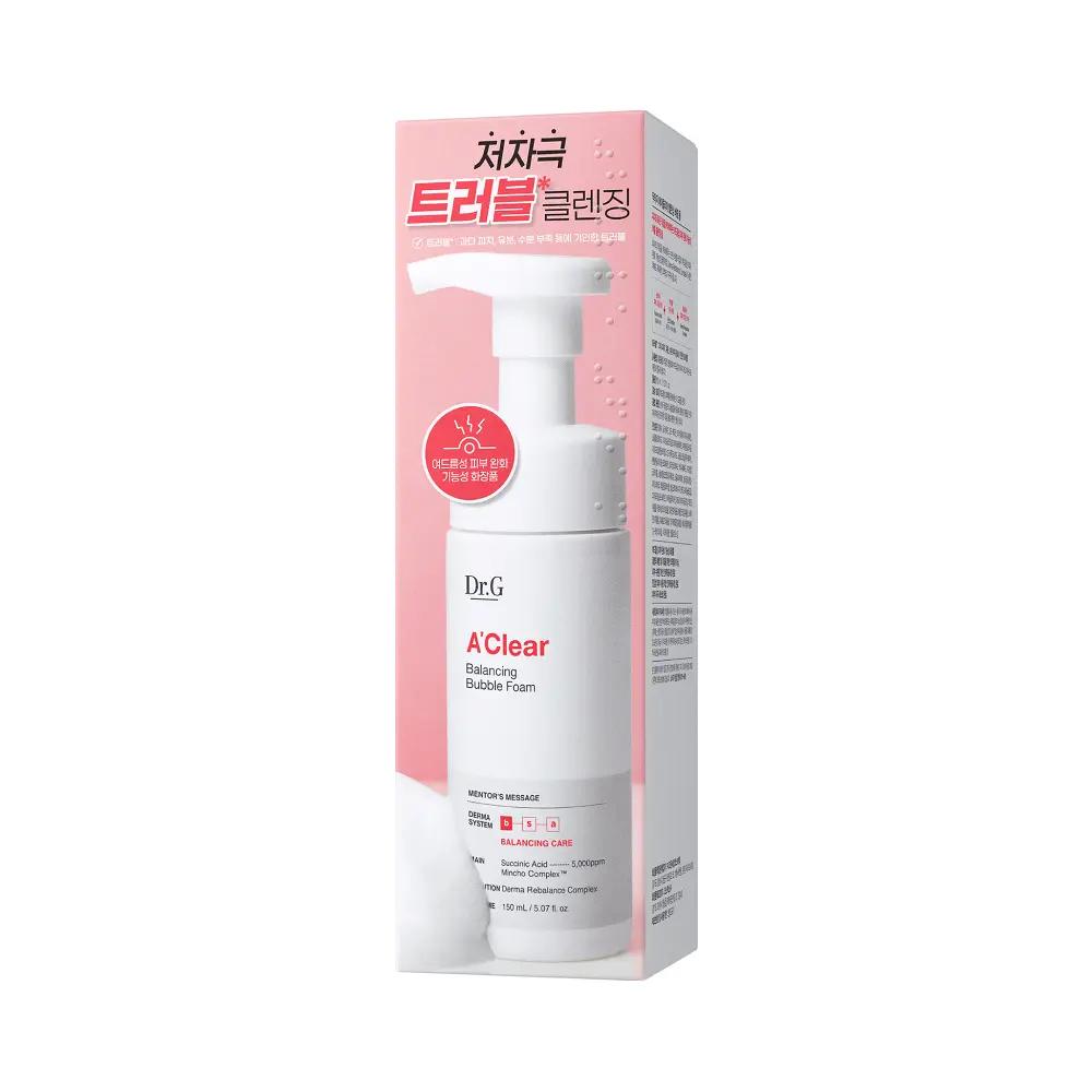 [Dr.G] A'Clear Balancing Bubble Foam Gentle Daily Facial Cleanser 150ml