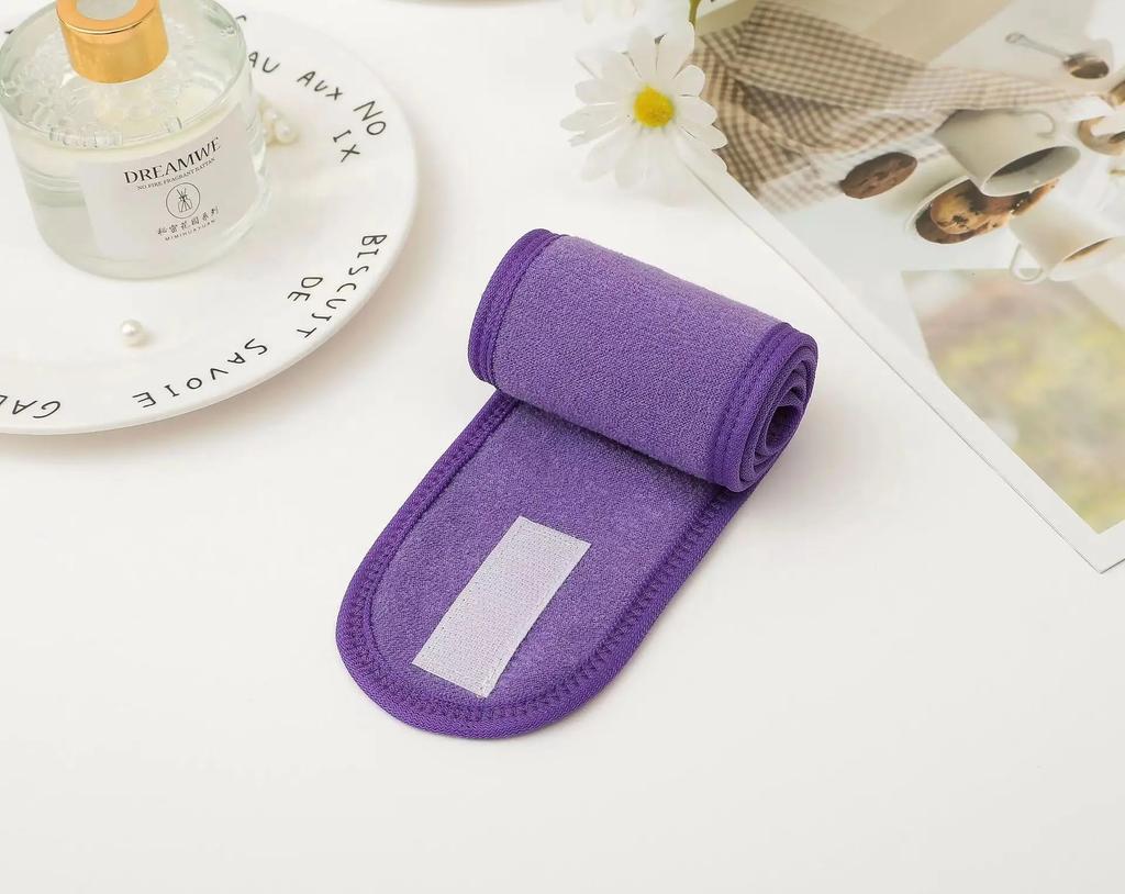 Adjustable Head Band Wide Hairband Yoga Spa Bath Shower Makeup Wash Face Cosmetic Headband for Women Ladies Make Up Accessories