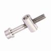 M5x30/35/40mm Titanium Alloy Bicycle Seatpost Fixed Bolt Round Head Screw (Titanium M5x35)