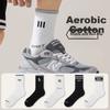 5 Pairs Youth Boys Mid-Calf Socks Autumn Winter Deodorant Cotton Sports Breathable Long Socks