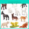 Детализированные ПВХ фигурки сельскохозяйственных животных, включая кошек, собак, свиней, коз и лошадей для детей
