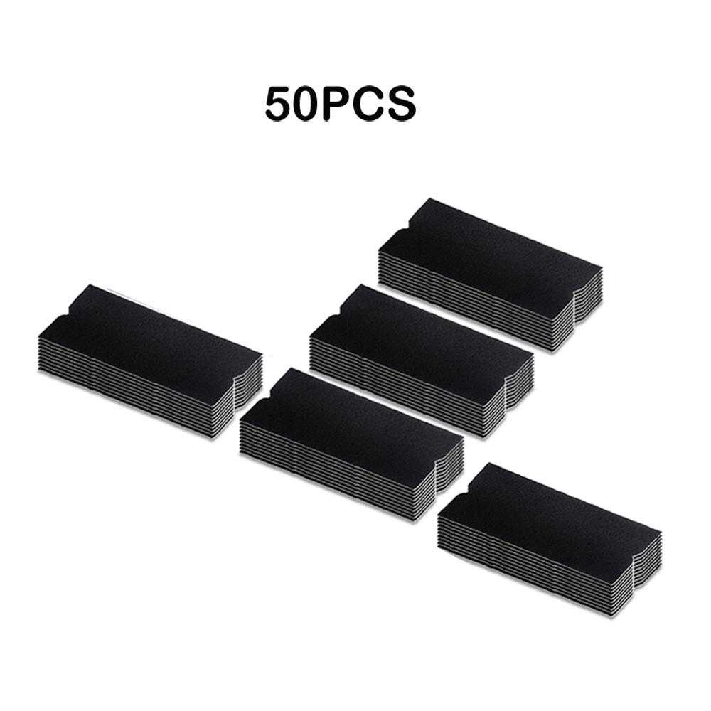 50pcs Fabric Felt Cloth for Vinyl Squeegee No Scratch Car Wrap Film Felt Buffers Carbon Fiber Card Scraper Window Tint Tool Edge