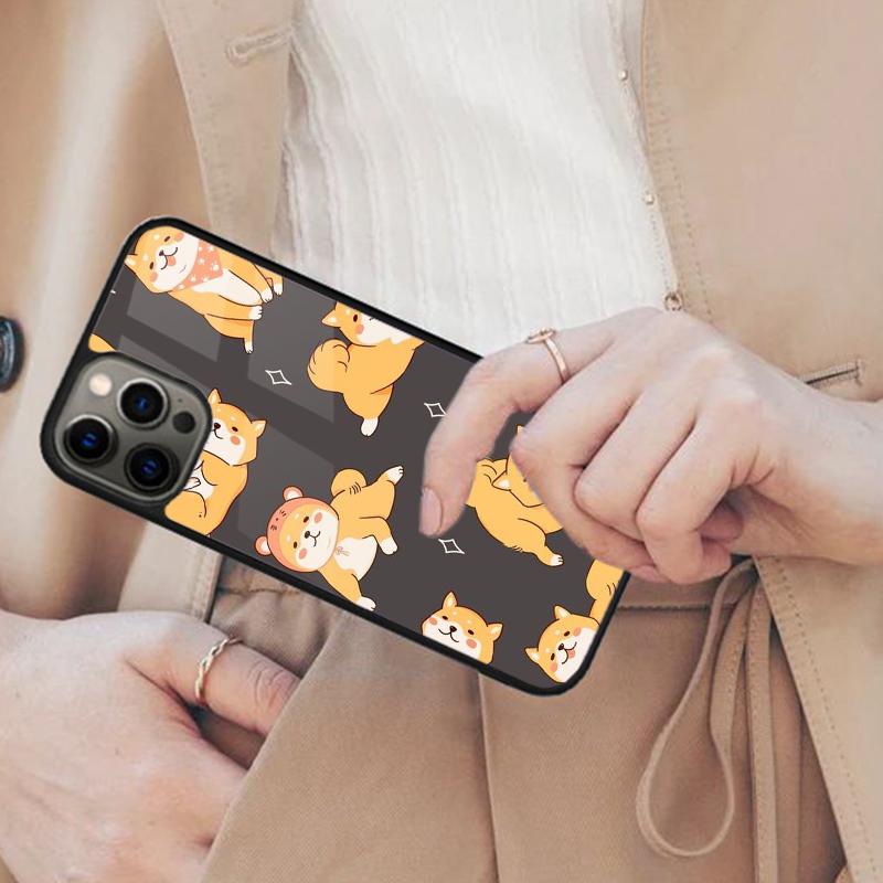 Милый мультяшный корги Собака Магнитный чехол для телефона ДЛЯ APPLE iPhone 17 Air 16 14 13 12 Pro Max 15 Plus Беспроводная зарядка MagSafe Чехол