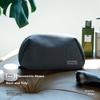 Pack All Travel Toiletry Bag for Men, Convenient Storage, Thickened Curved Large Opening, Business Trip Toiletries Organizer Bag, Dark Gray