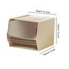 Coffee Pod Holder Tabletop Storage Case Utility Container Space Saving Display Box Teabag Shelf for
