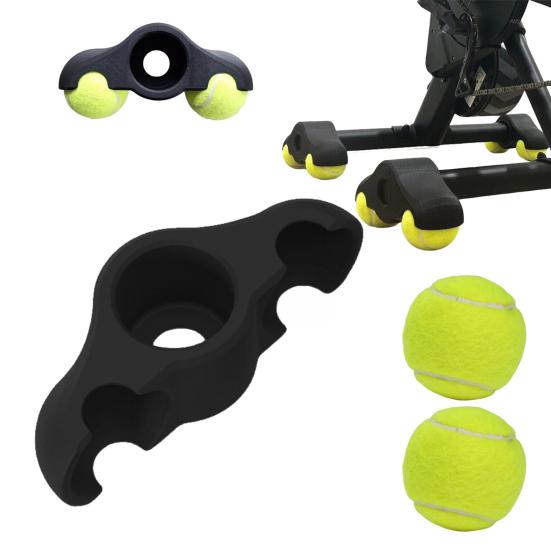 2/4 шт. накладки на ноги для велоспорта в помещении с 4/8 теннисными мячами для фитнес-велосипеда, амортизирующие, противоскользящие, для защиты пола, для домашнего спортзала, для тренировок, для велотренажера