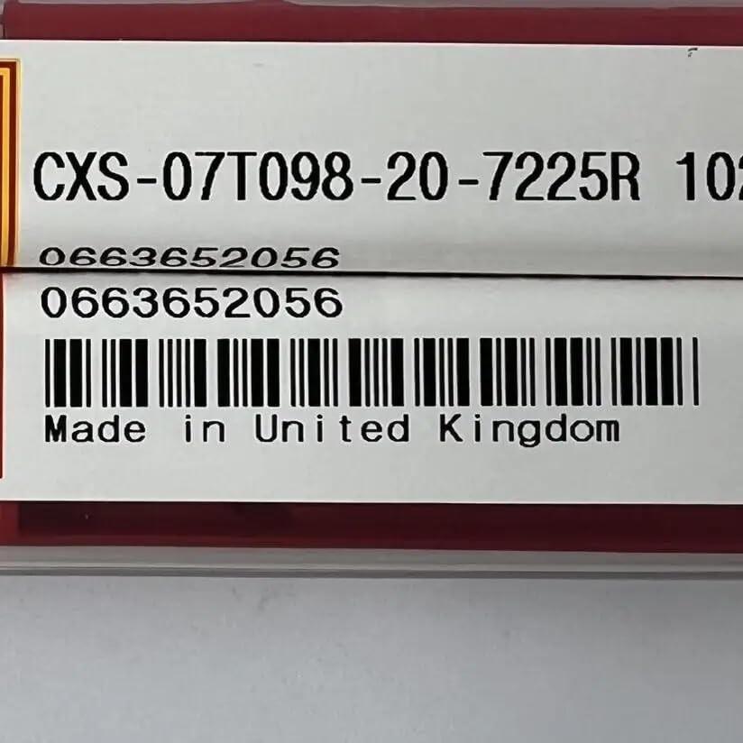 CXS-07T098-20-7225R 1025 / Промышленные сменные твердосплавные пластины Одна