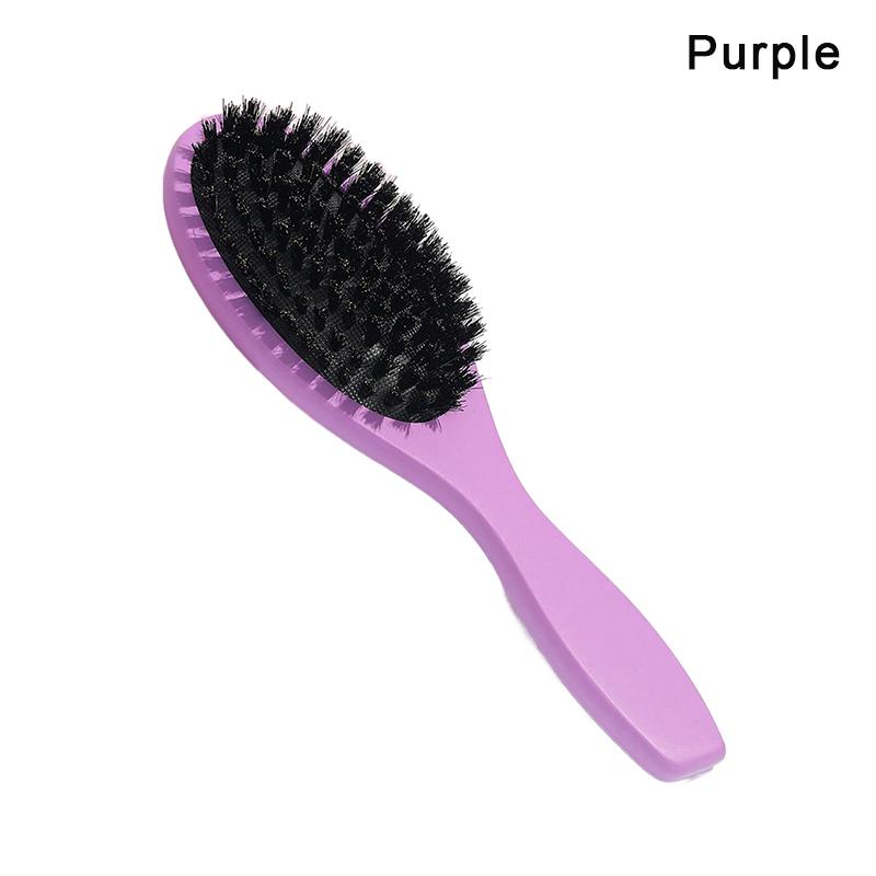 Расческа для бороды из щетины кабана, расческа с воздушной подушкой, деревянная ручка, щетка для чистки, парикмахерские унисекс, антистатические инструменты для укладки волос, салон
