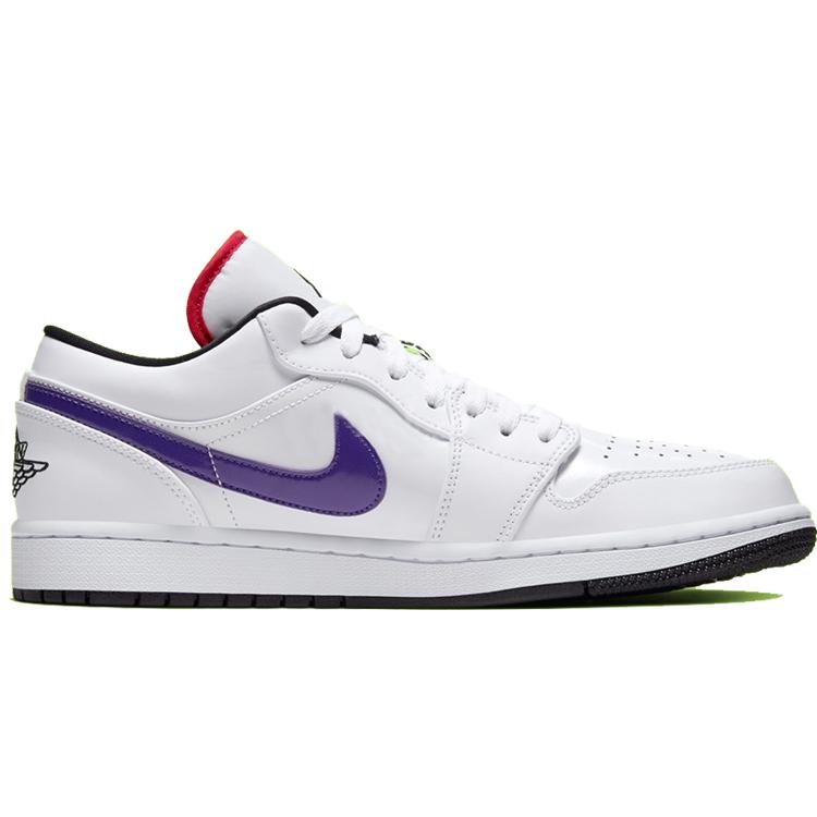 Jordan 1 Низкий Белый Мультиколор CW7009-100