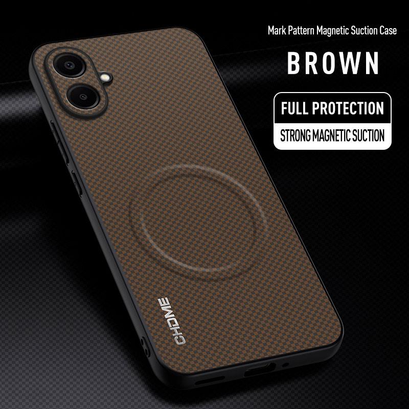 For Samsung Galaxy A07 4G Case Luxury Car Magnetic Holder Phone Case For Samsung A07 Silicone Shockproof Protective Back Cover