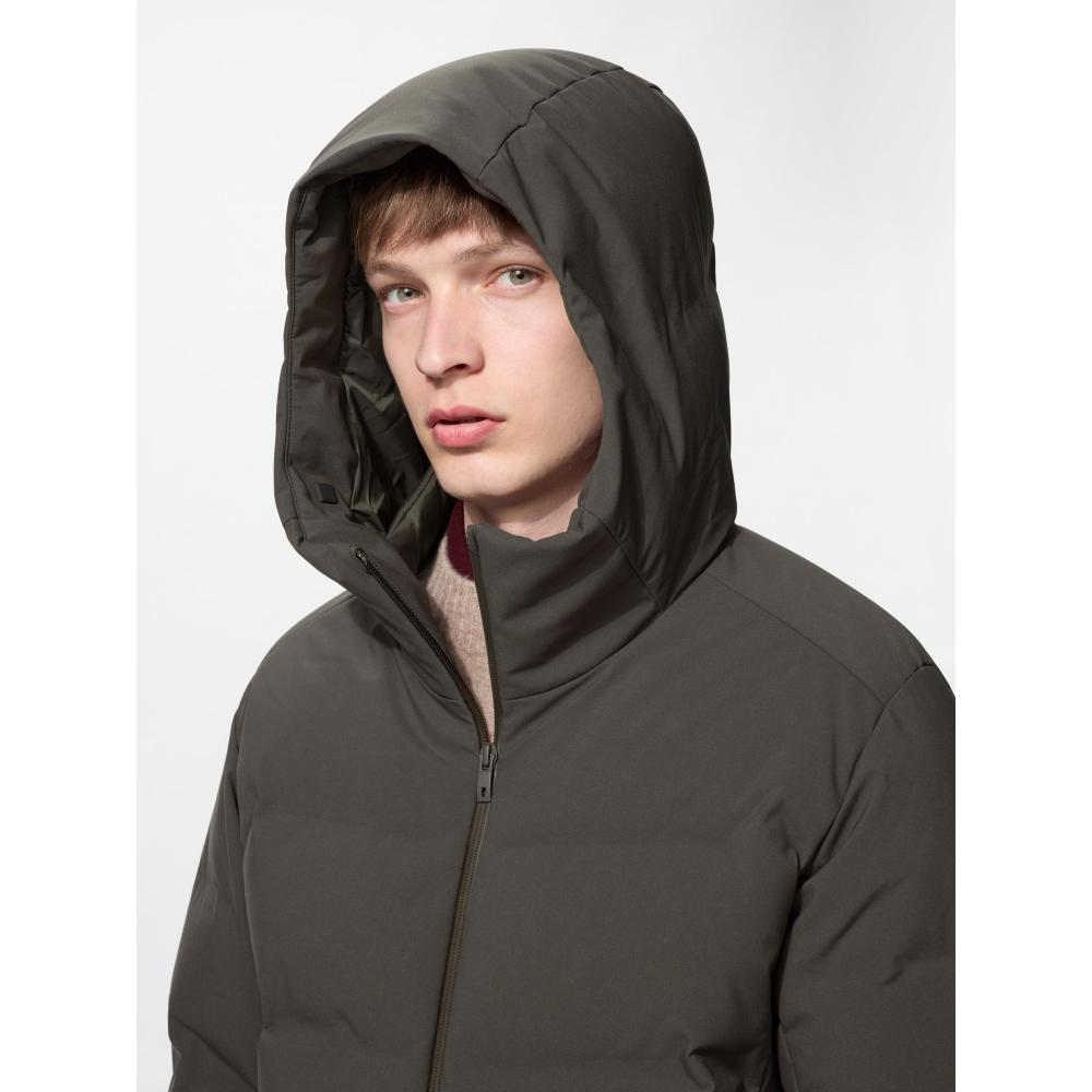 Uniqlo Япония бесшовная пуховая парка
