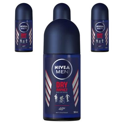 Шариковый дезодорант Dry Impact 48H, 4 шт., 50 мл
