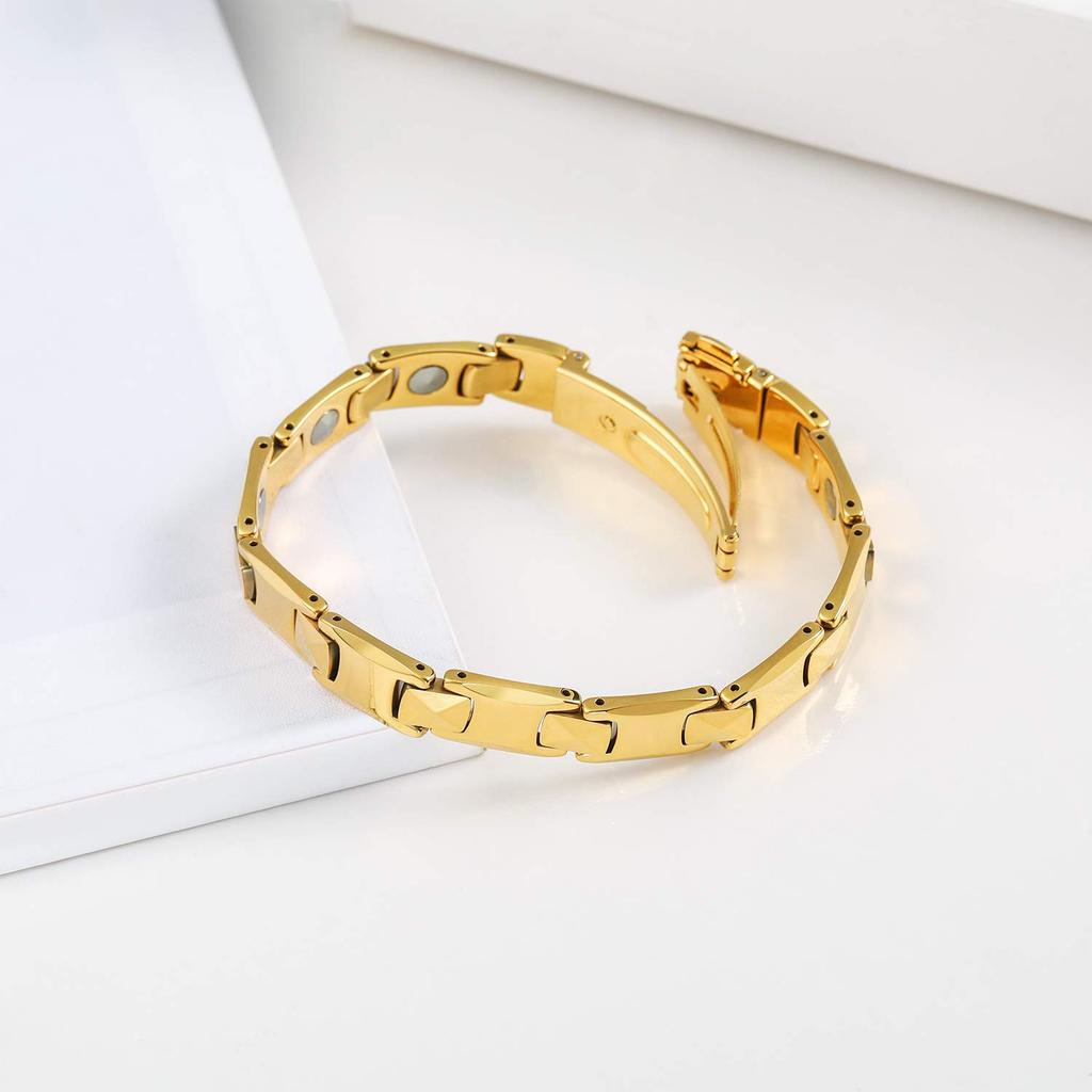 Браслет Pasiro Germanium Tungsten Germanium 10 шт., антистатический, золотой, мужской