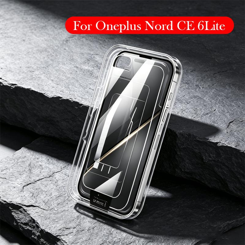 2PC Tempered Glass For Oneplus Nord CE 6Lite Dust-free Installation Film Screen Protector for ONEPLUS NORD CE 6 LITE
