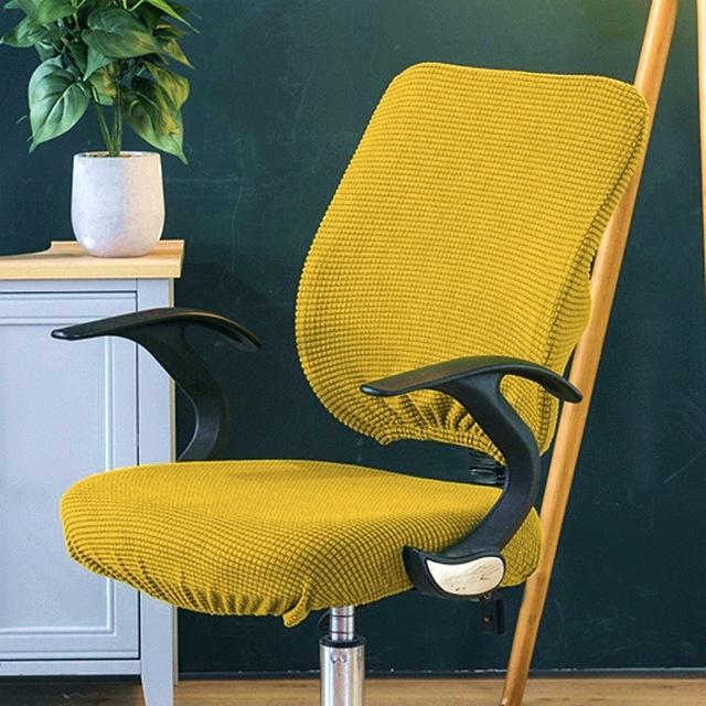 Elastic Computer Chair Cover Solid Spandex Armchair Slipcover Anti -Dirty Protective Office Funda Silla Strech Gaming Chair Cover