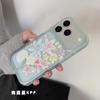 Полупрозрачный летний синий нежный лилия ins15 для iPhone17promax Apple 16 чехол для мобильного телефона 15 взрыв