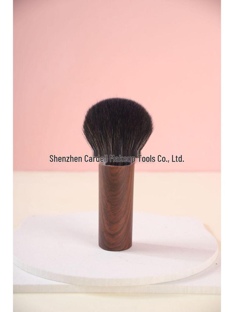 Компактная пухлая кисть для удаления пыли с ногтей - Кисть для пудры и румян в стиле бревна для сметания волос и нанесения макияжа
