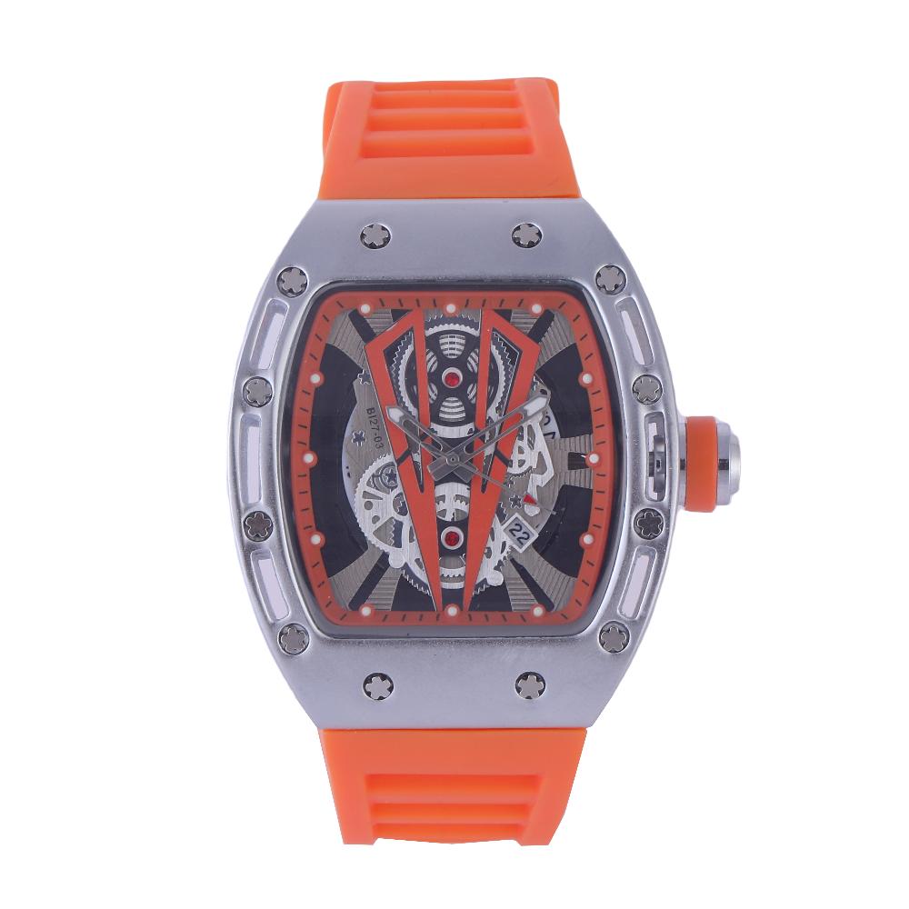 New Fashion Men Luxury Watches Mens Business Silicone Jelly Casual Quartz Watch Gifts Relogio Masculino Male Wristwatches Clock