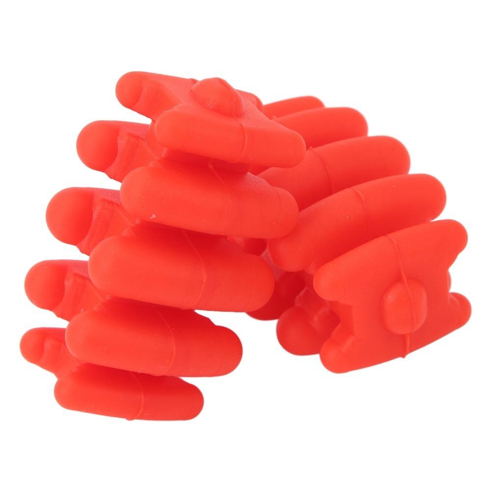 2PCS Silicone Vibration Dampener Dampening Pad Shock Absorber Bow Limbs Stabilizer Archery Range