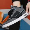 New Four Seasons Men's High Top Plank Shoes Fashion Versatile Youth Student Anti Slip Running Shoes Outdoor Sports Casual Shoes