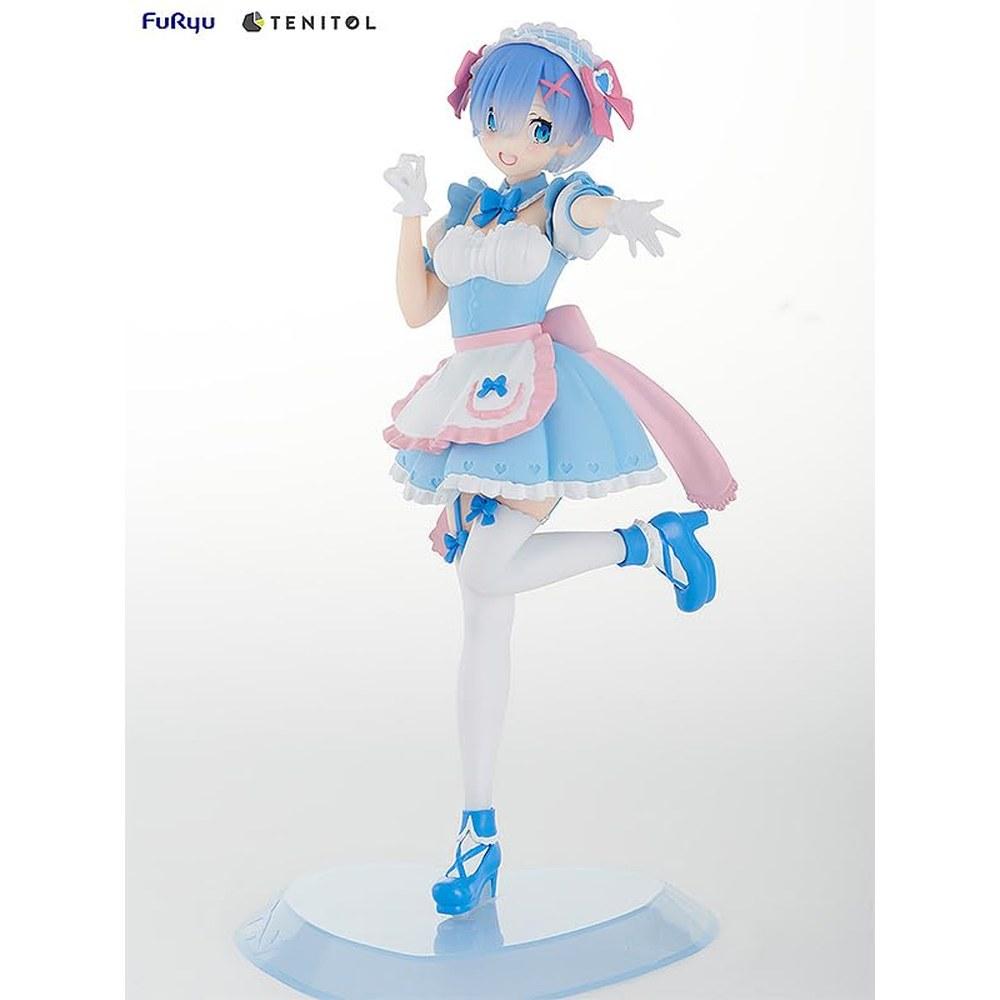 Furyu Re:Zero Starting Life in Another World Rem and Ram Dreamy Maid Set Complete Painted Plastic Figure