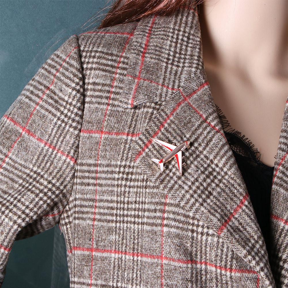 New Fashion Enamel Zinc Zinc Alloy Plane Airplane Pins Badge Jewelry Brooch