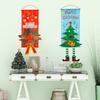 Christmas Couplet Decorations, Fabric Creative Flag Hanging, Window Hanging, Wall Hanging Atmosphere, Decorating Christmas Banners