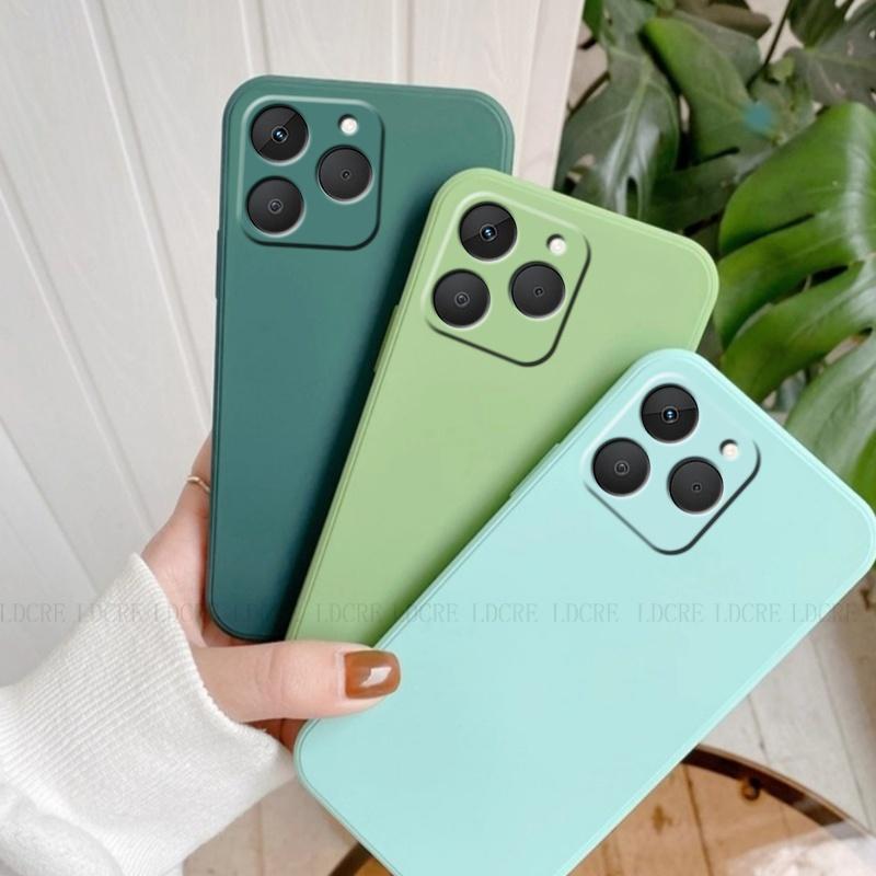 Для OPPO Realme 15T Чехол Обложка Realme 15T Capas Противоударный Бампер для Телефона Жидкий Силиконовый ТПУ Защитный Чехол OPPO Realme 15T Чехол