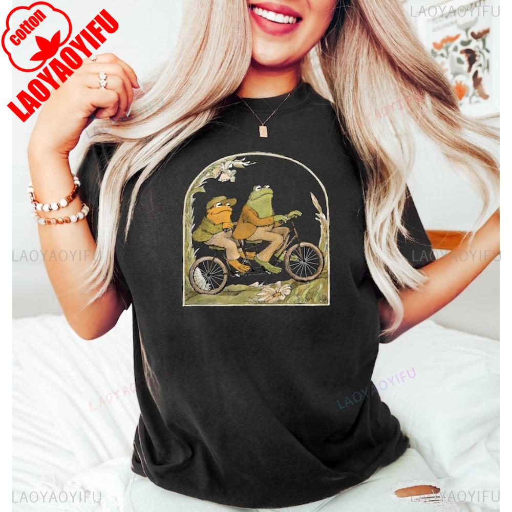 Frog And Toad Sweatshirt Classic Book Sweatshirts Cottagecore Aesthetic Shirt Streetwear Comfortable Personality Sweatshirt