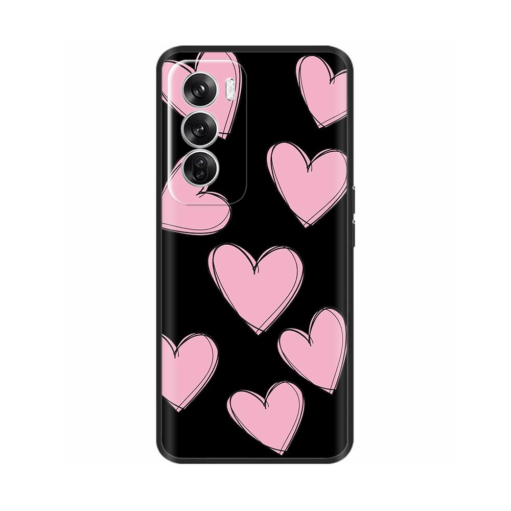 Роскошный painted чехол для OPPO Reno 12 Pro Задняя крышка Силиконовый чехол для телефона для OPPO Reno 12 Reno12 Pro 5G Защитный корпус Capas