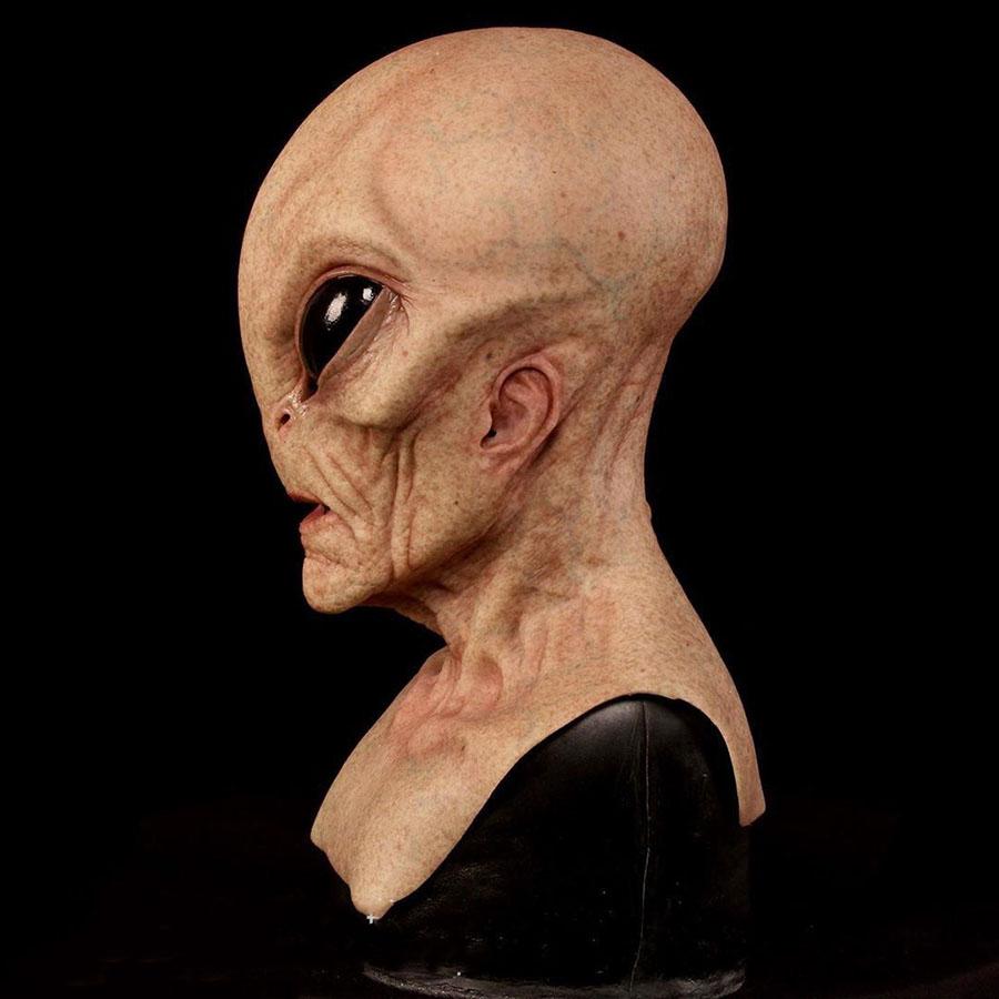 Маска инопланетянина Страшная Ужасная Ужас Магическая Латексный Костюм для Хэллоуина Косплей Вечеринки