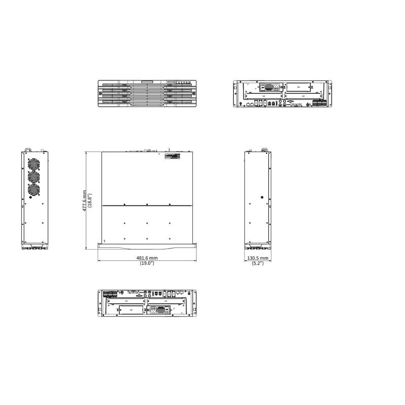 Видеосервер Uniview VMS-20A16-DT Штепсель CN (адаптер в комплекте)